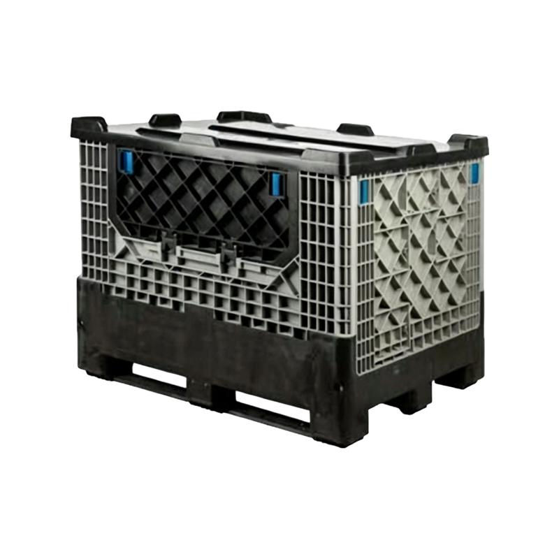B860 Foldable Solid Plastic Container Pallet Box