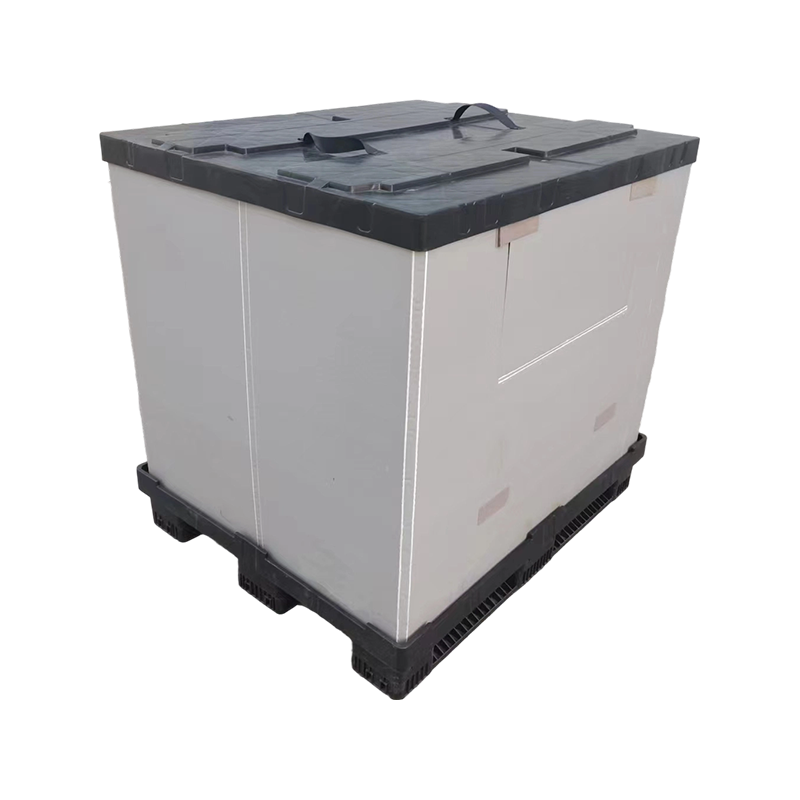Reusable Injection-Molded Top & Bottom Lid Sleeve Pallet Box