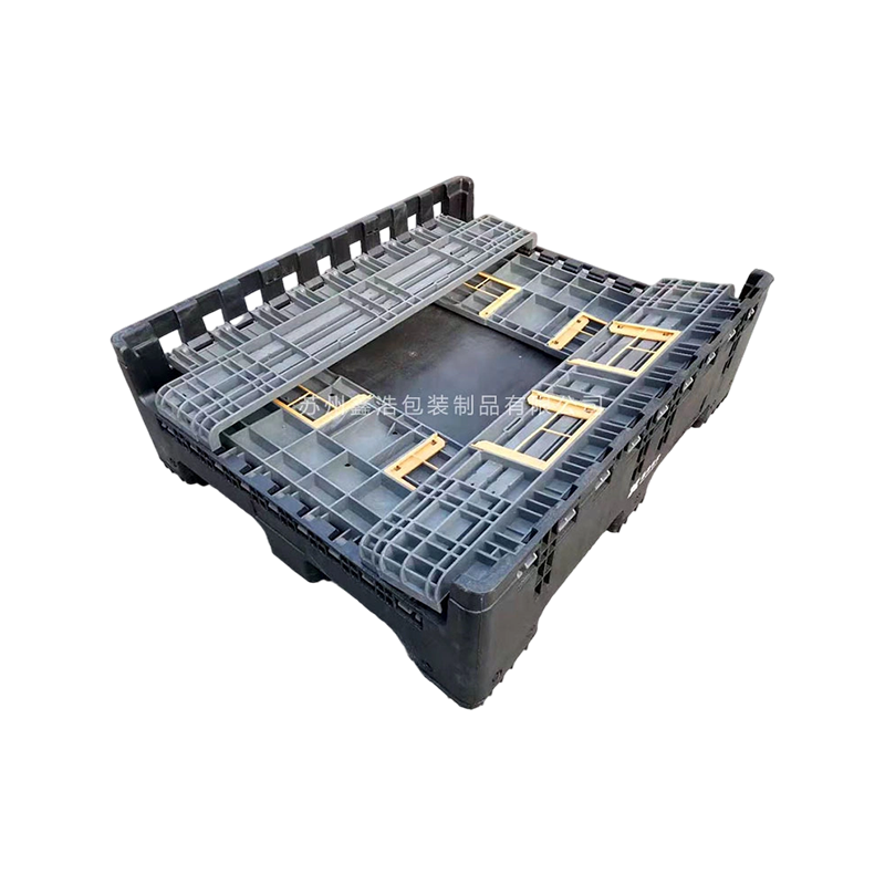 Heavy-Duty Foldable Plastic Pallet Box for E-Commerce Warehousing