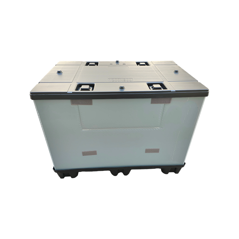 Stackable Blow Molded Collar Box for Auto Parts Storage