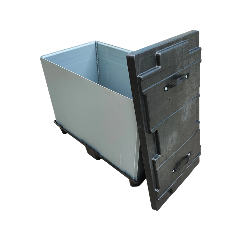 Die-cast Top & Base Reusable Pallet Sleeve Box