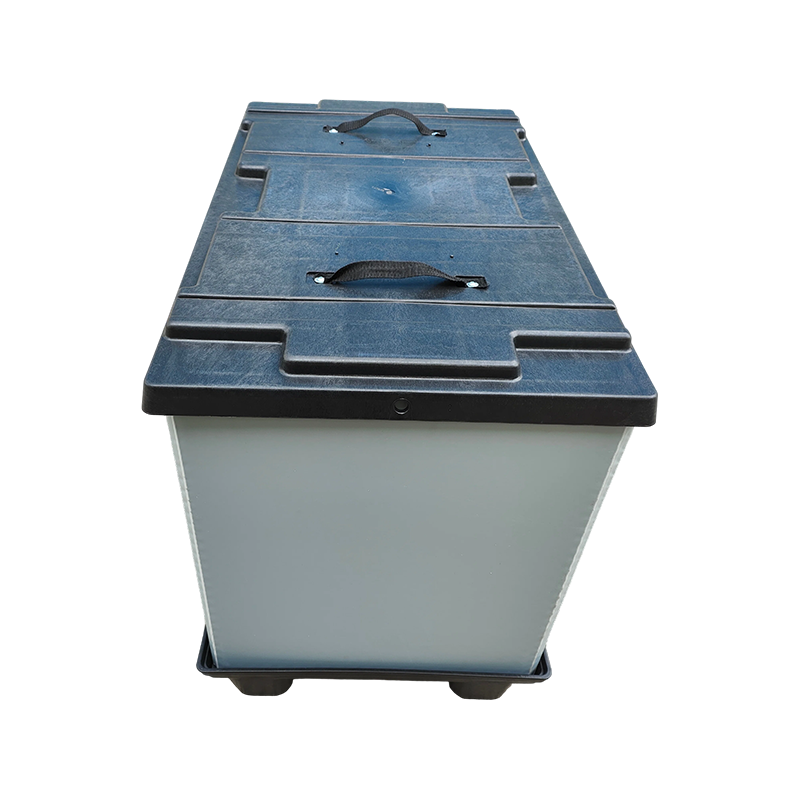 Die-cast Top & Base Reusable Pallet Sleeve Box