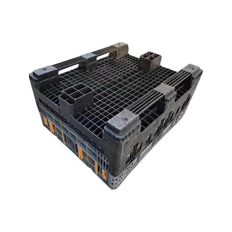 Heavy-Duty Foldable Plastic Pallet Box for E-Commerce Warehousing