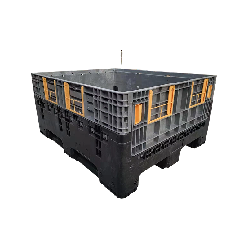 Heavy-Duty Foldable Plastic Pallet Box for E-Commerce Warehousing