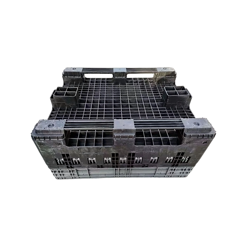 Heavy-Duty Foldable Plastic Pallet Box for E-Commerce Warehousing