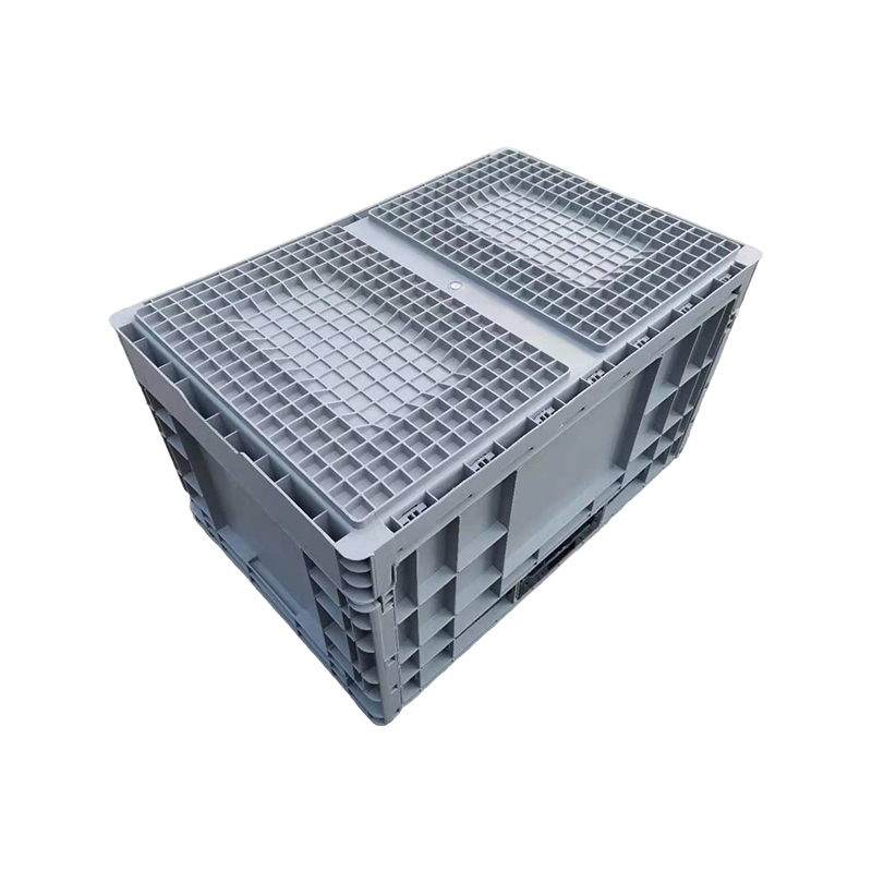 EU04633 Solid-wall Dustproof Collapsible Turnover Crate