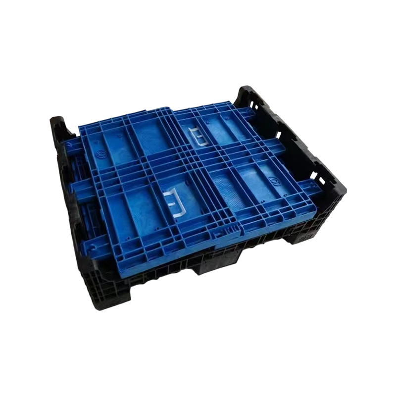 Side-Opening Easy-Loading Collapsible Pallet Container