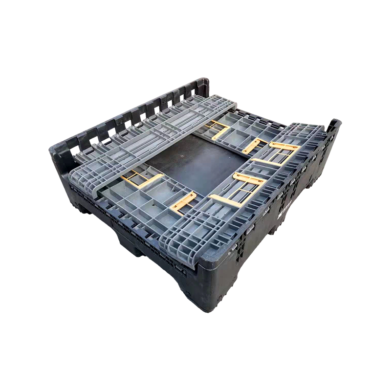Heavy-Duty Foldable Plastic Pallet Box for E-Commerce Warehousing