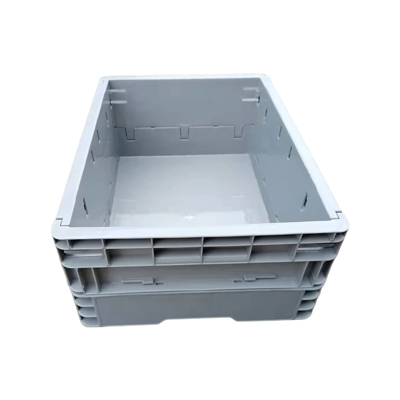 EU04316 Collapsible Plastic Turnover Crate