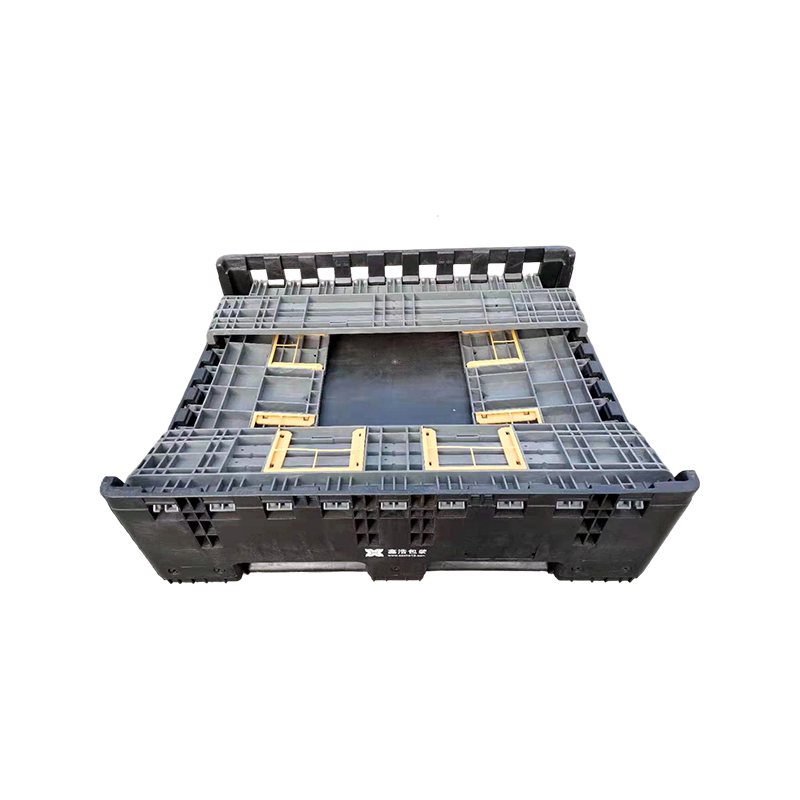 Heavy-Duty Foldable Plastic Pallet Box for E-Commerce Warehousing