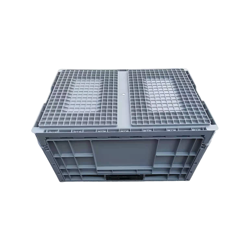 EU04633 Solid-wall Dustproof Collapsible Turnover Crate