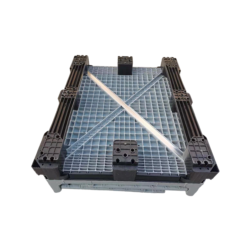 Impact-Resistant Reusable Collapsible Pallet Container